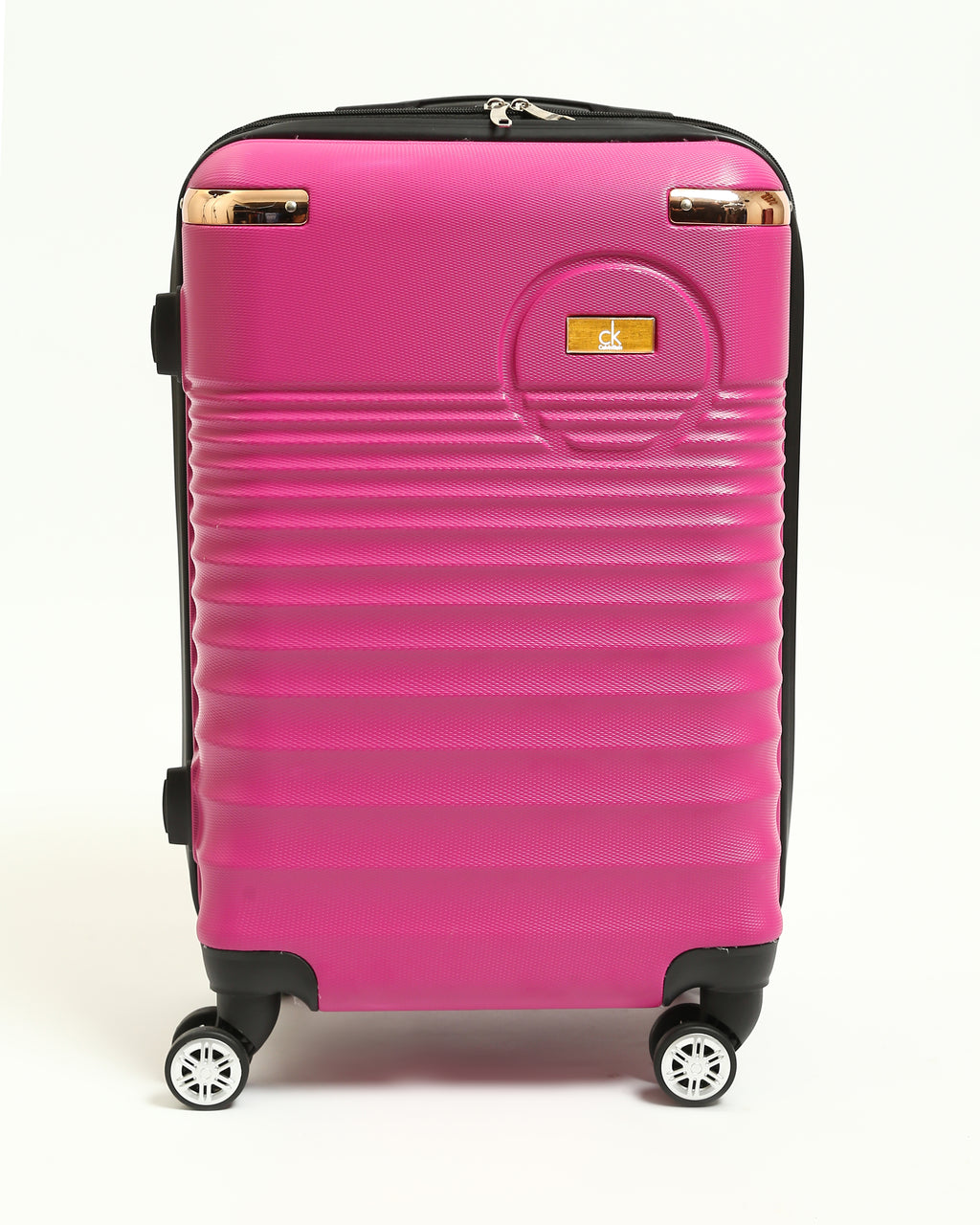 حقيبة سفر CK Premium المصنوعة من السيليكون الصلب - بينك ساخن
