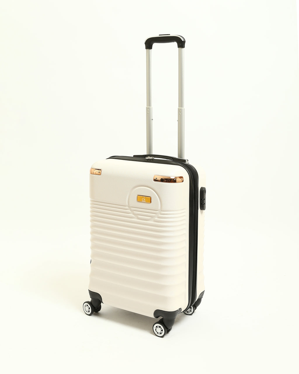 حقيبة سفر CK Premium المصنوعة من السيليكون الصلب - أبيص