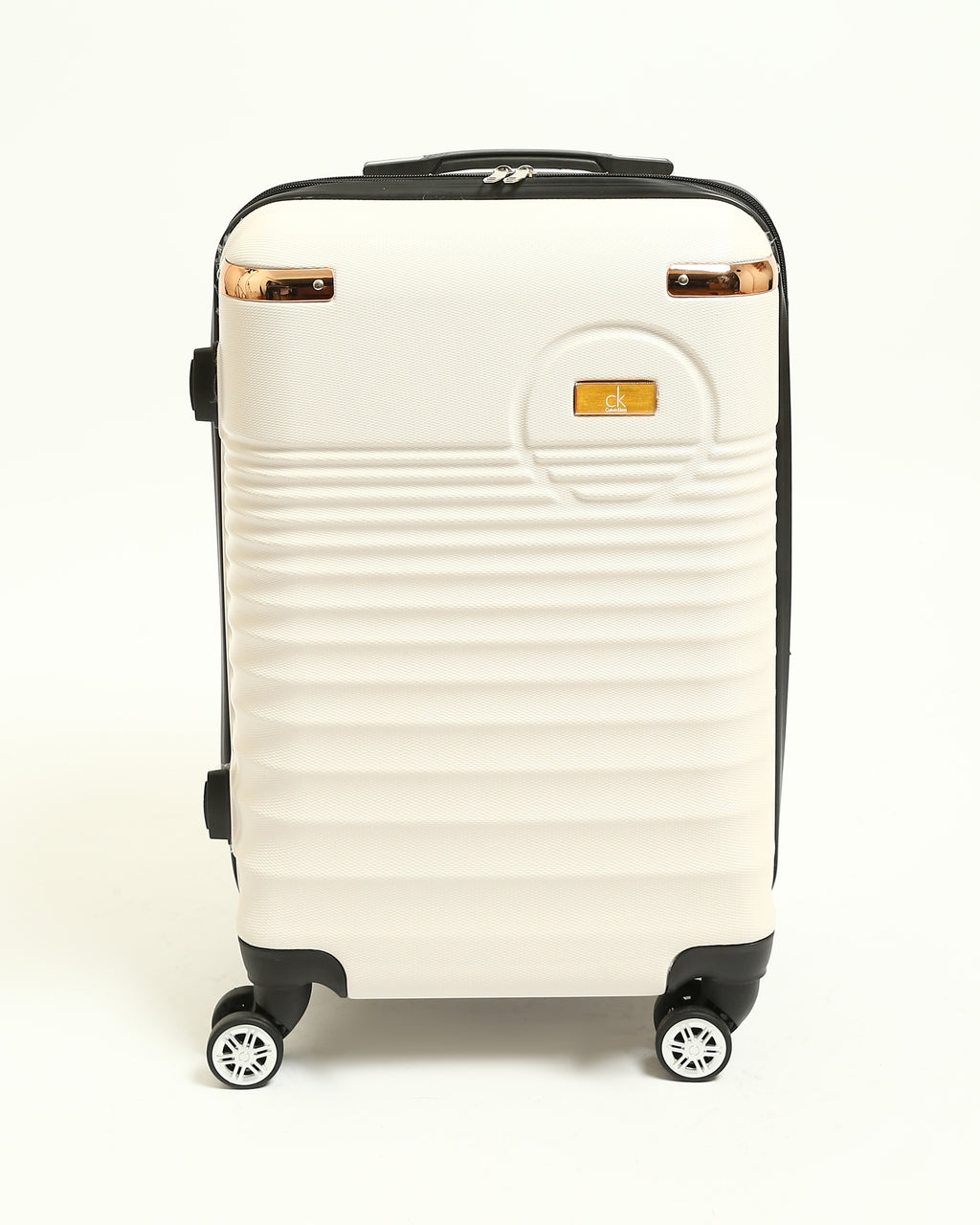 حقيبة سفر CK Premium المصنوعة من السيليكون الصلب - أبيص