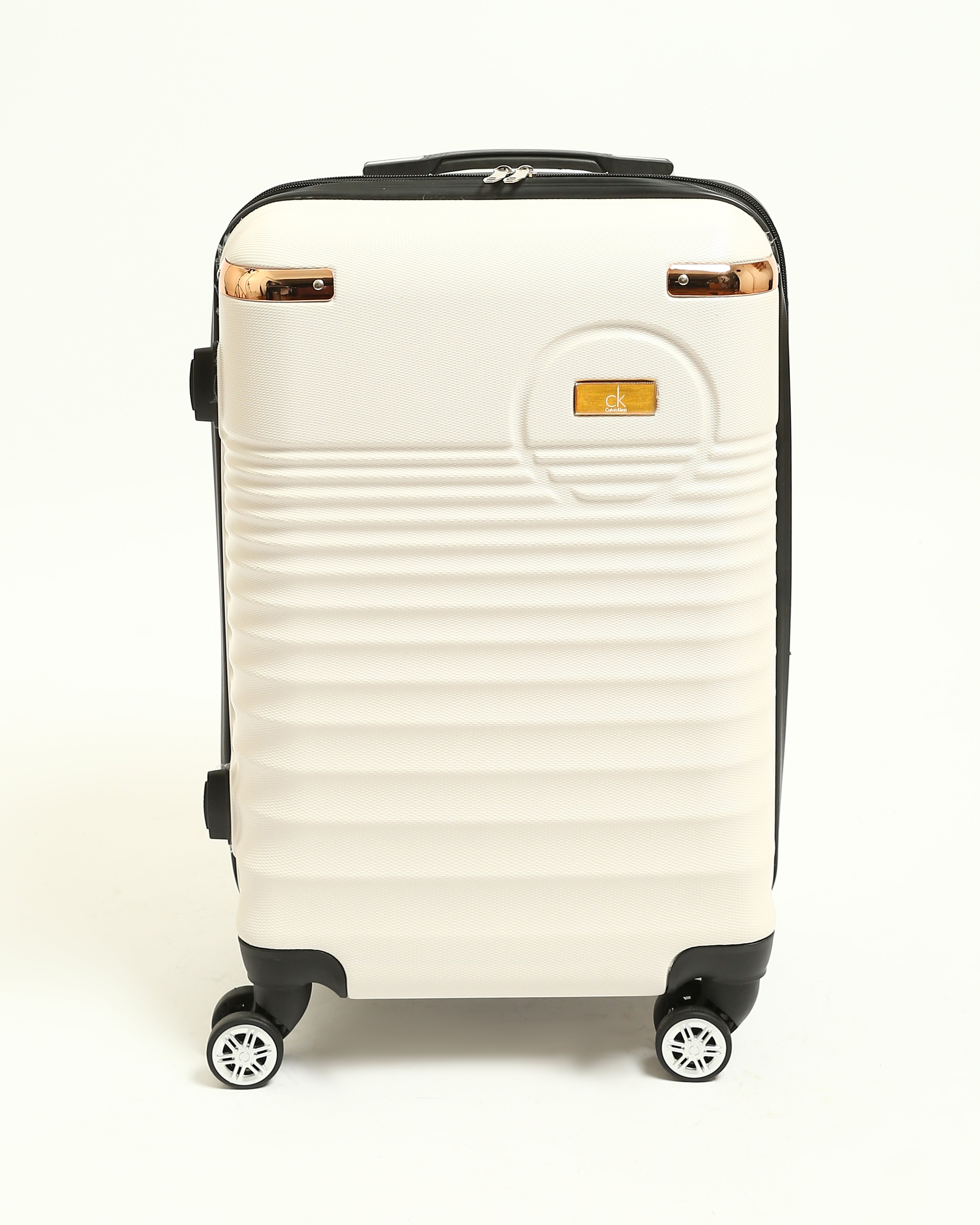 حقيبة سفر CK Premium المصنوعة من السيليكون الصلب - أبيص