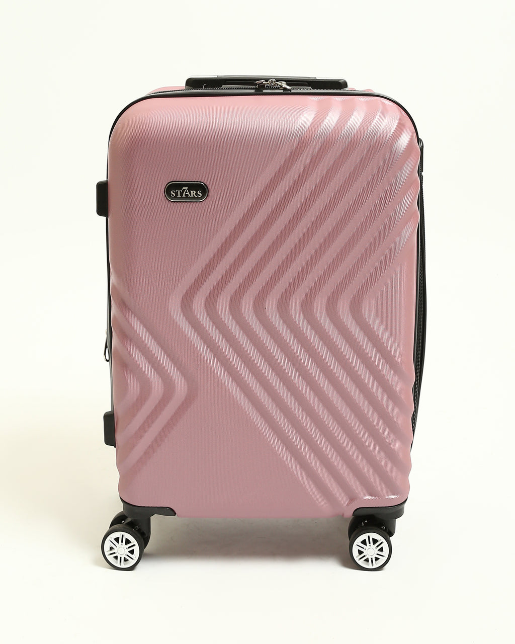حقيبة سفر صلبة من 7Stars مصنوعة من مزيج من السيليكون والألياف - داستي روز