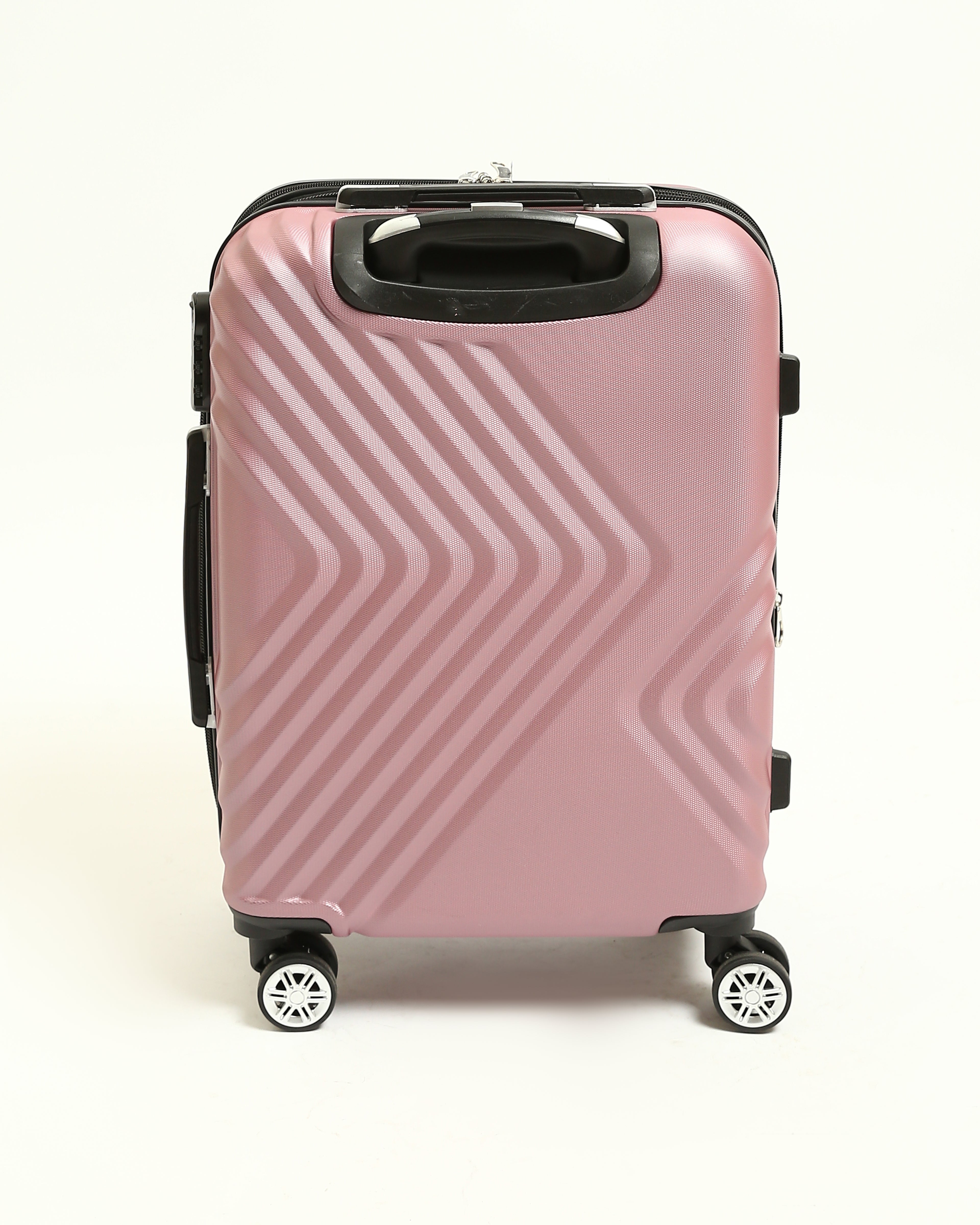 حقيبة سفر صلبة من 7Stars مصنوعة من مزيج من السيليكون والألياف - داستي روز