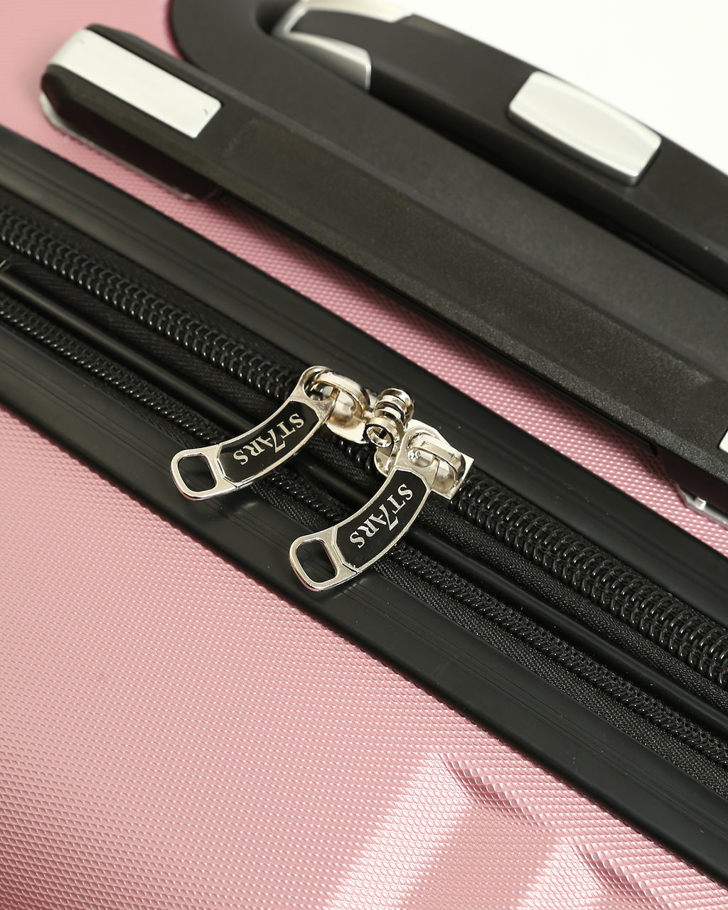 حقيبة سفر صلبة من 7Stars مصنوعة من مزيج من السيليكون والألياف - داستي روز