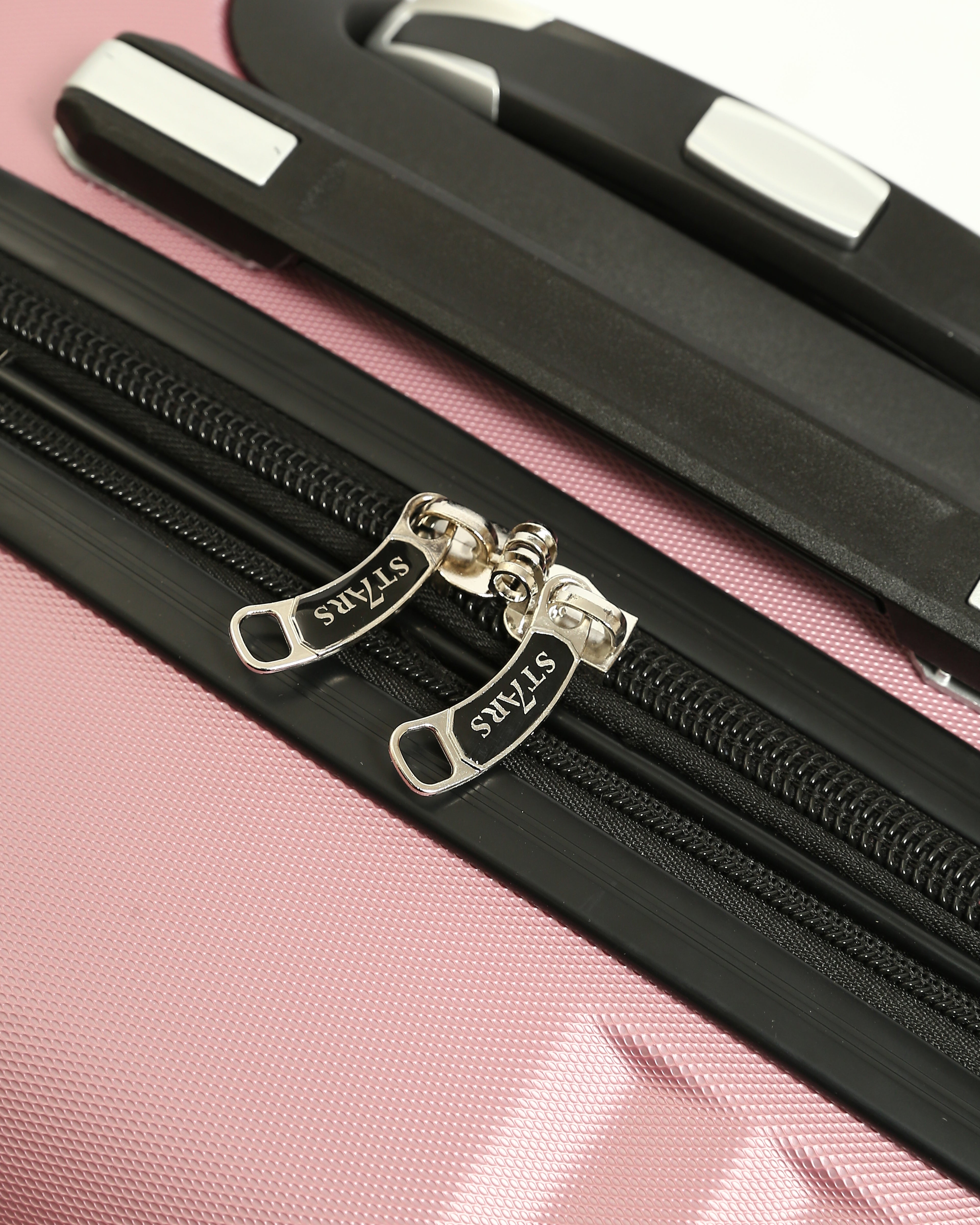 حقيبة سفر صلبة من 7Stars مصنوعة من مزيج من السيليكون والألياف - داستي روز