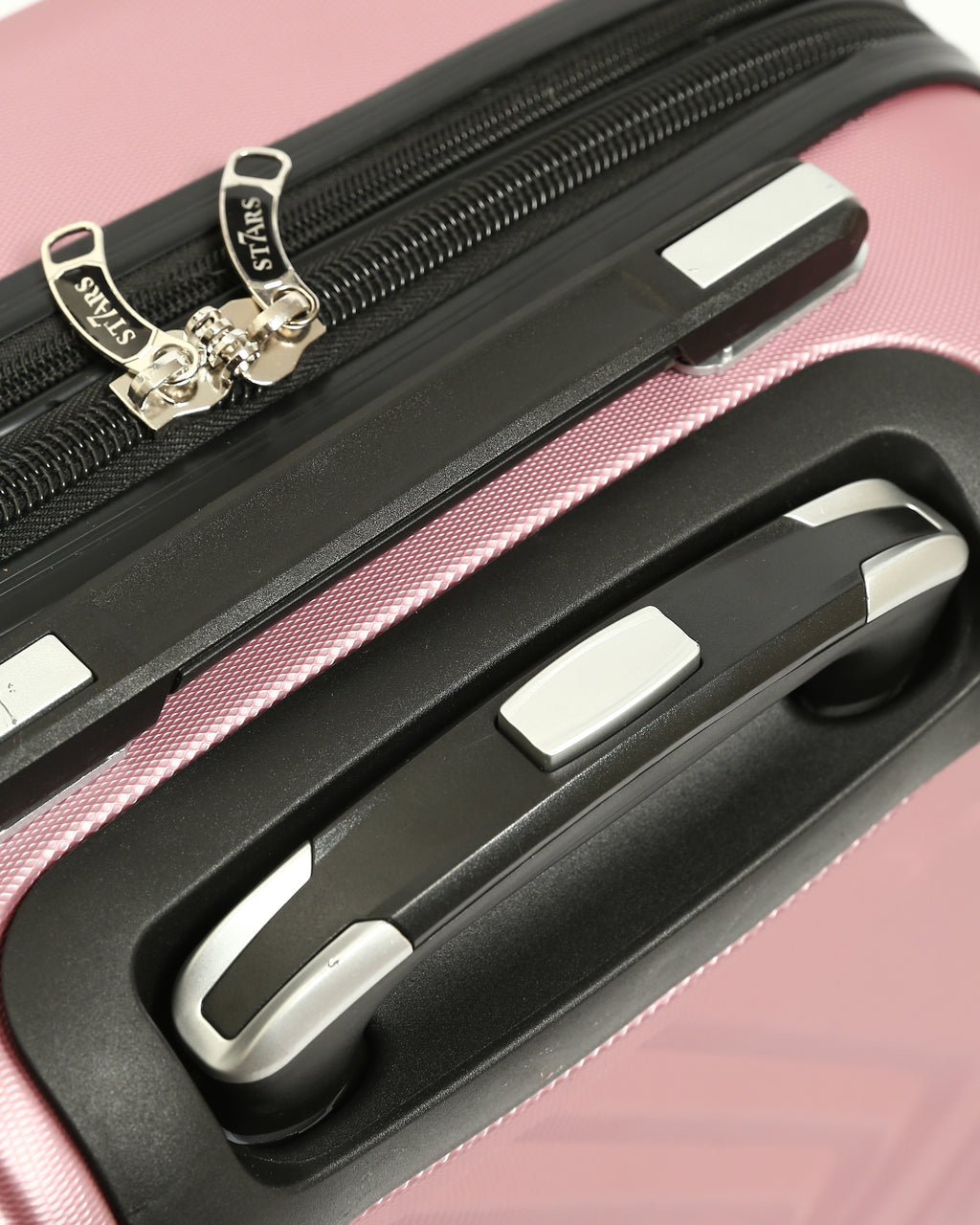حقيبة سفر صلبة من 7Stars مصنوعة من مزيج من السيليكون والألياف - داستي روز