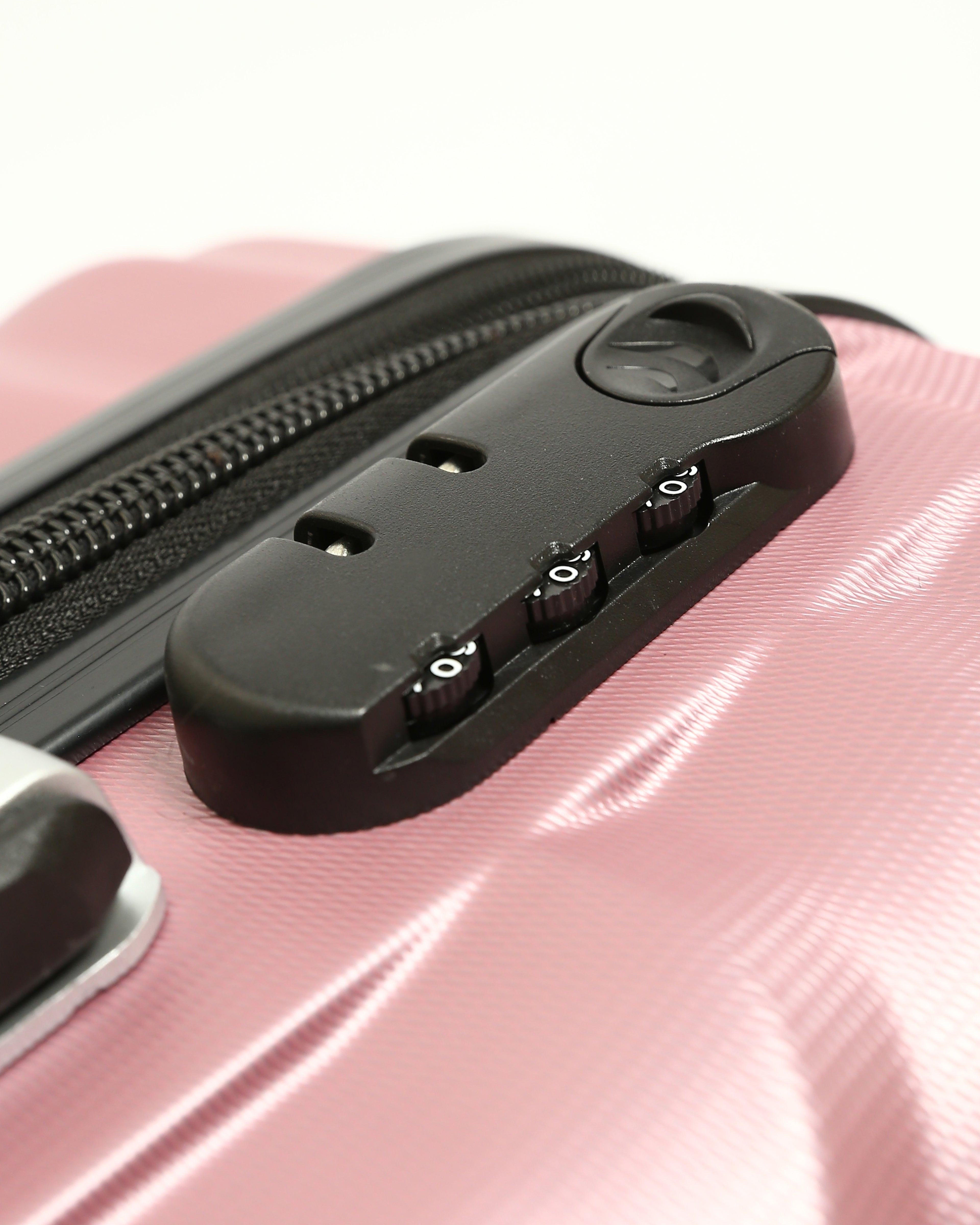 حقيبة سفر صلبة من 7Stars مصنوعة من مزيج من السيليكون والألياف - داستي روز