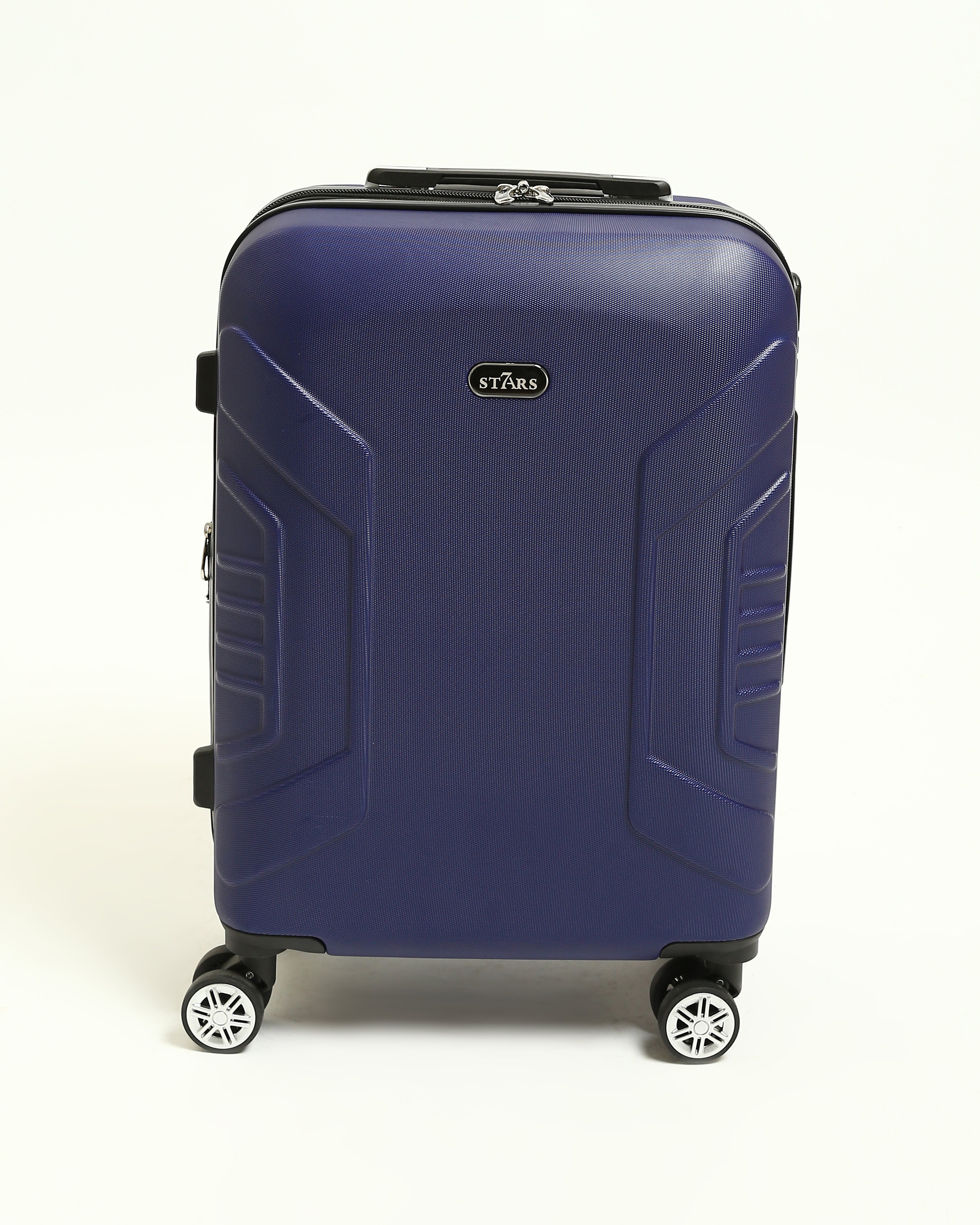 حقيبة سفر صلبة من 7Stars مصنوعة من مزيج من السيليكون والألياف - كحلي