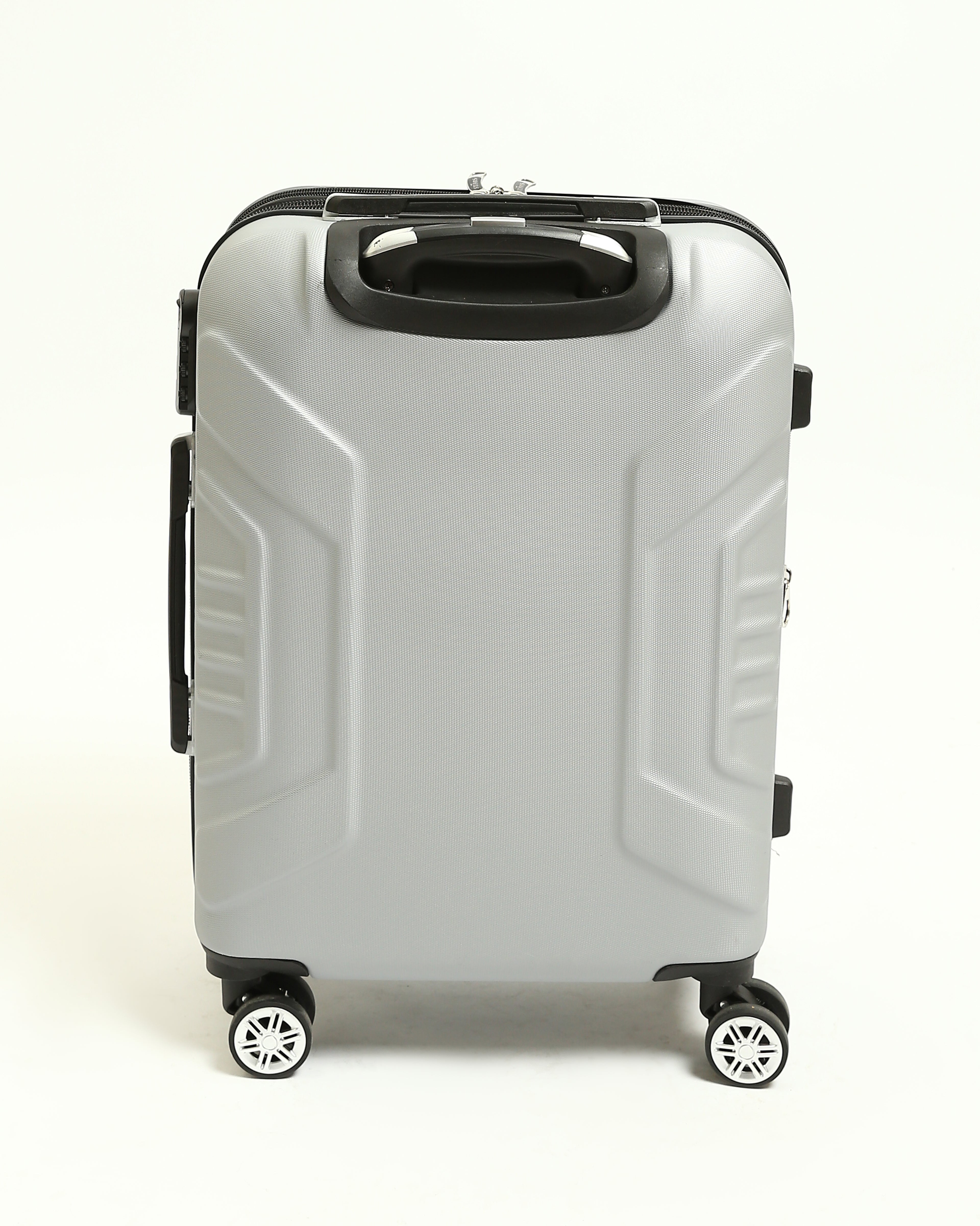 حقيبة سفر صلبة من 7Stars مصنوعة من مزيج من السيليكون والألياف - سيلفر