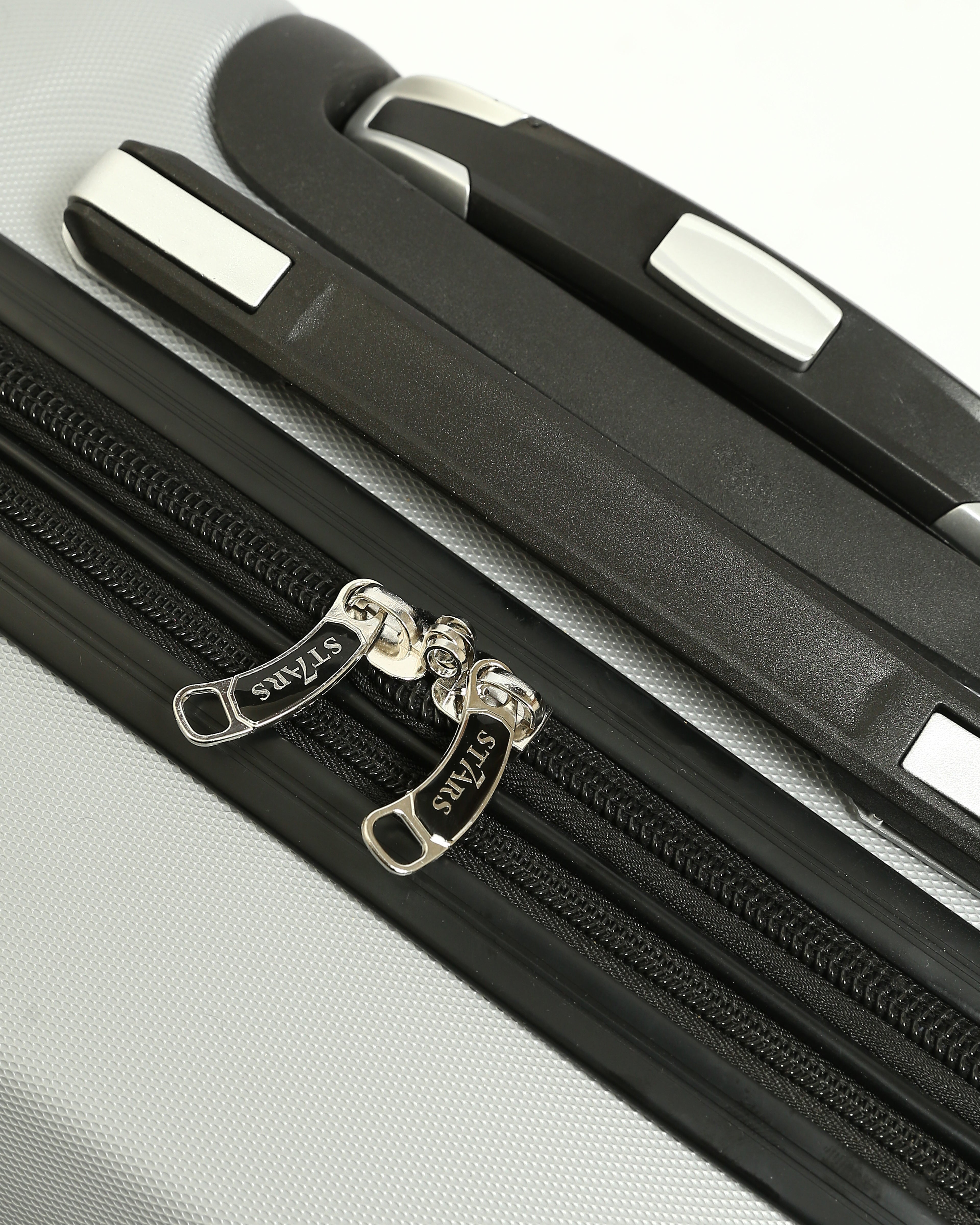 حقيبة سفر صلبة من 7Stars مصنوعة من مزيج من السيليكون والألياف - سيلفر