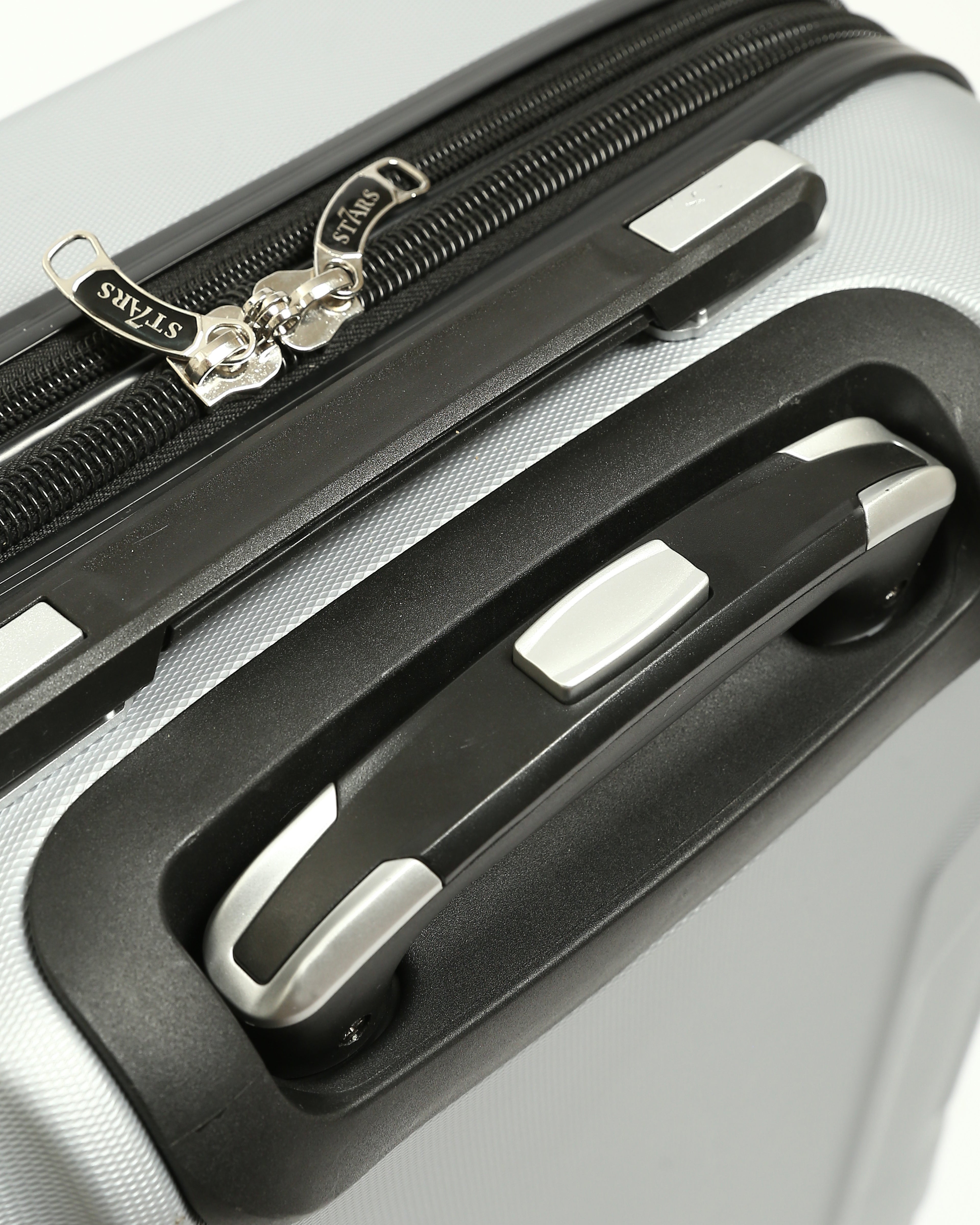 حقيبة سفر صلبة من 7Stars مصنوعة من مزيج من السيليكون والألياف - سيلفر