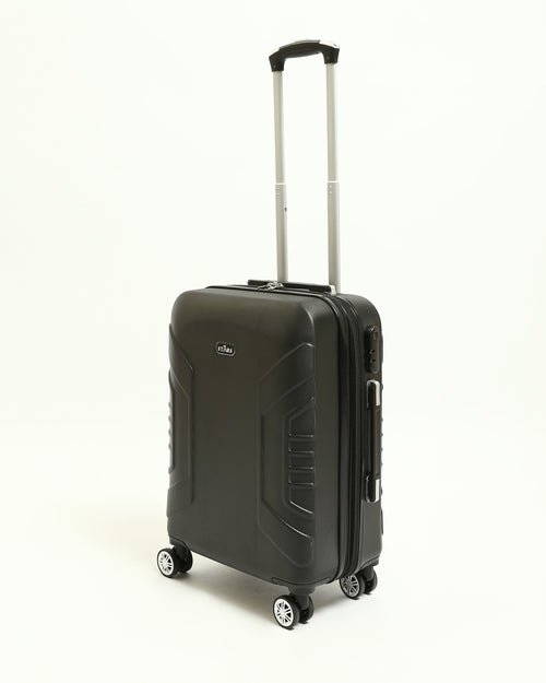 حقيبة سفر صلبة من 7Stars مصنوعة من مزيج من السيليكون والألياف - أسود