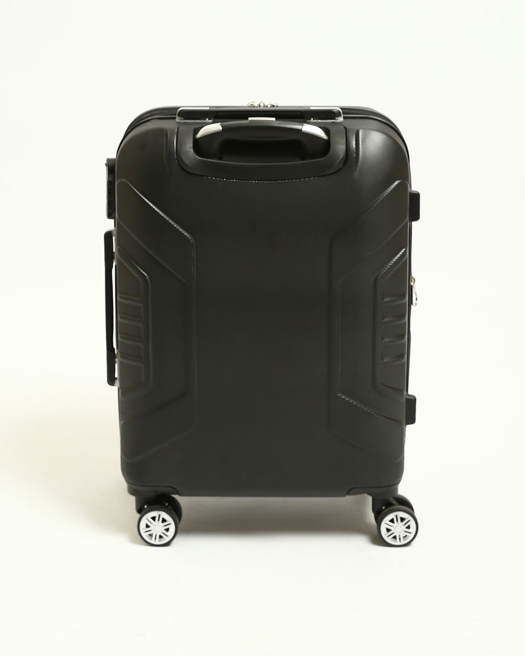 حقيبة سفر صلبة من 7Stars مصنوعة من مزيج من السيليكون والألياف - أسود