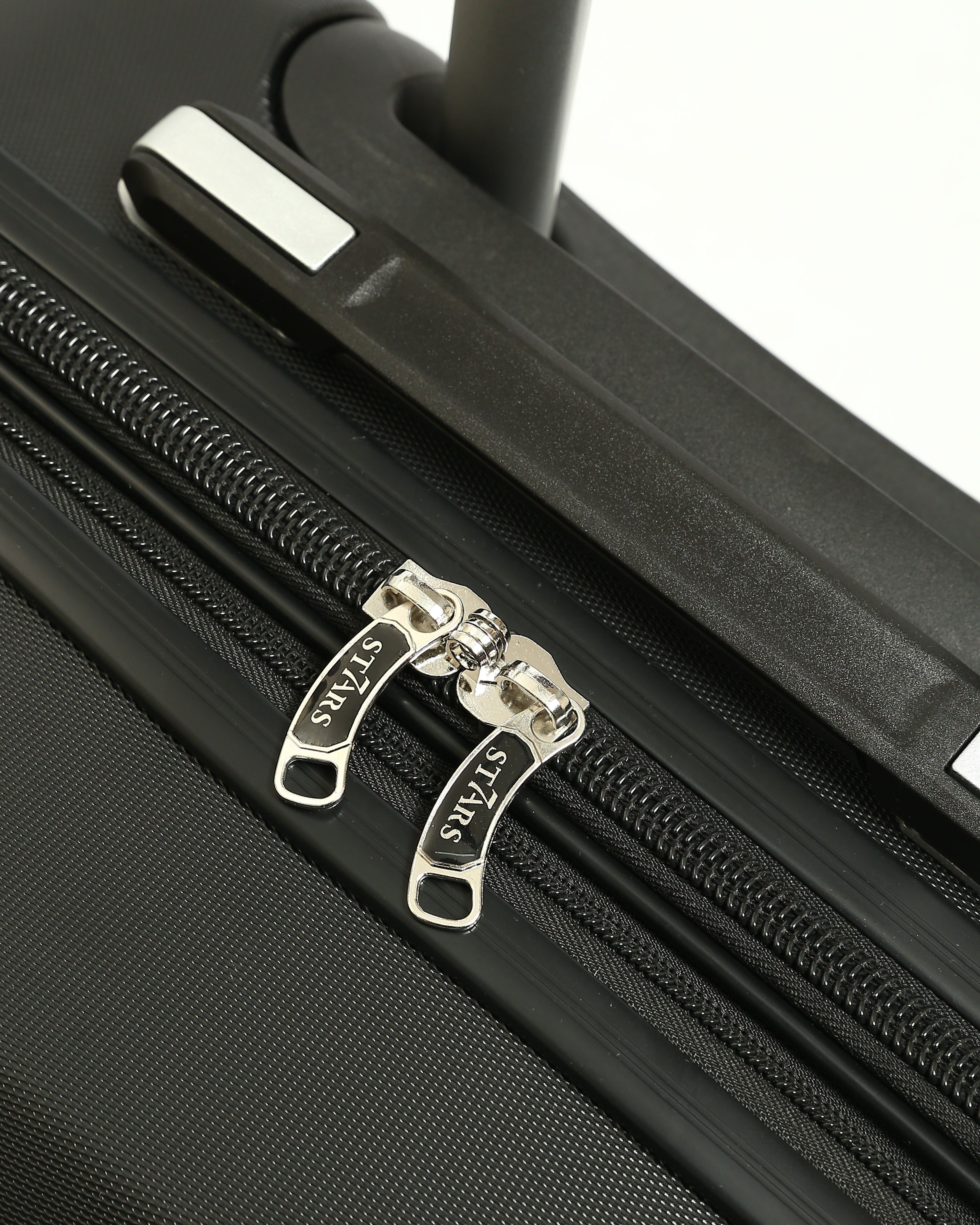 حقيبة سفر صلبة من 7Stars مصنوعة من مزيج من السيليكون والألياف - أسود