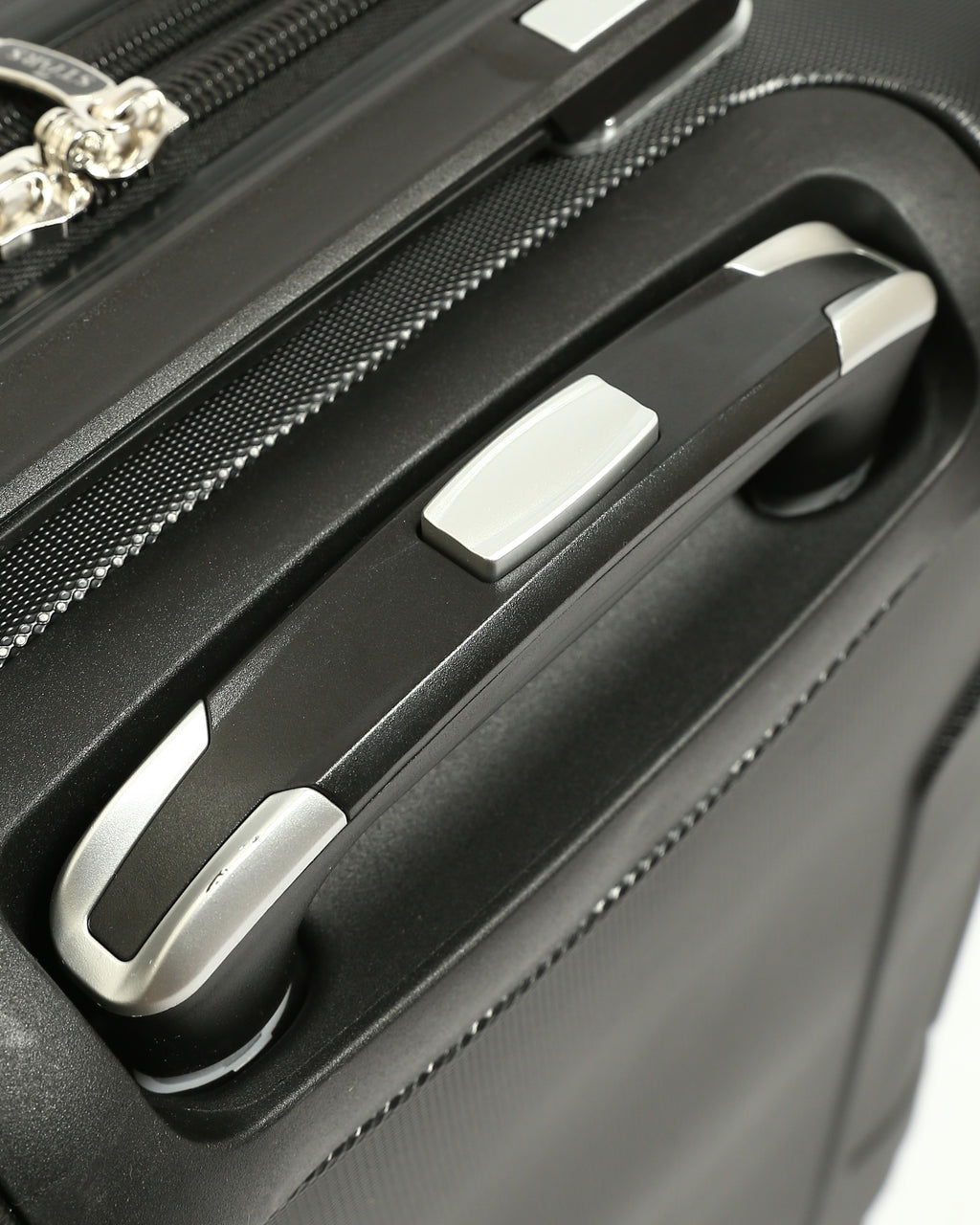 حقيبة سفر صلبة من 7Stars مصنوعة من مزيج من السيليكون والألياف - أسود