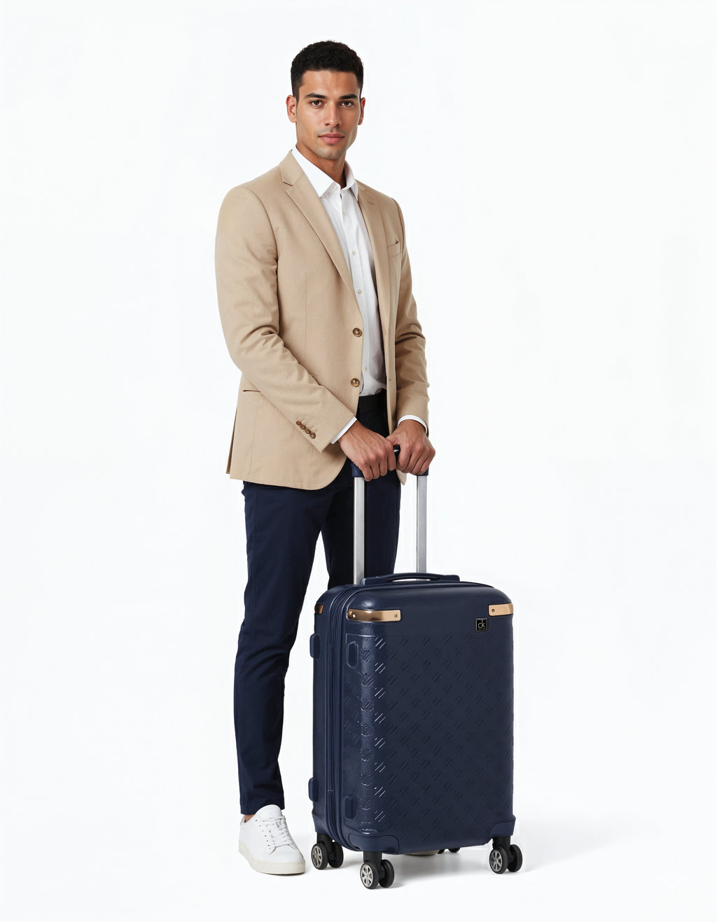 حقيبة سفر CK Premium المصنوعة من السيليكون الصلب - كحلي