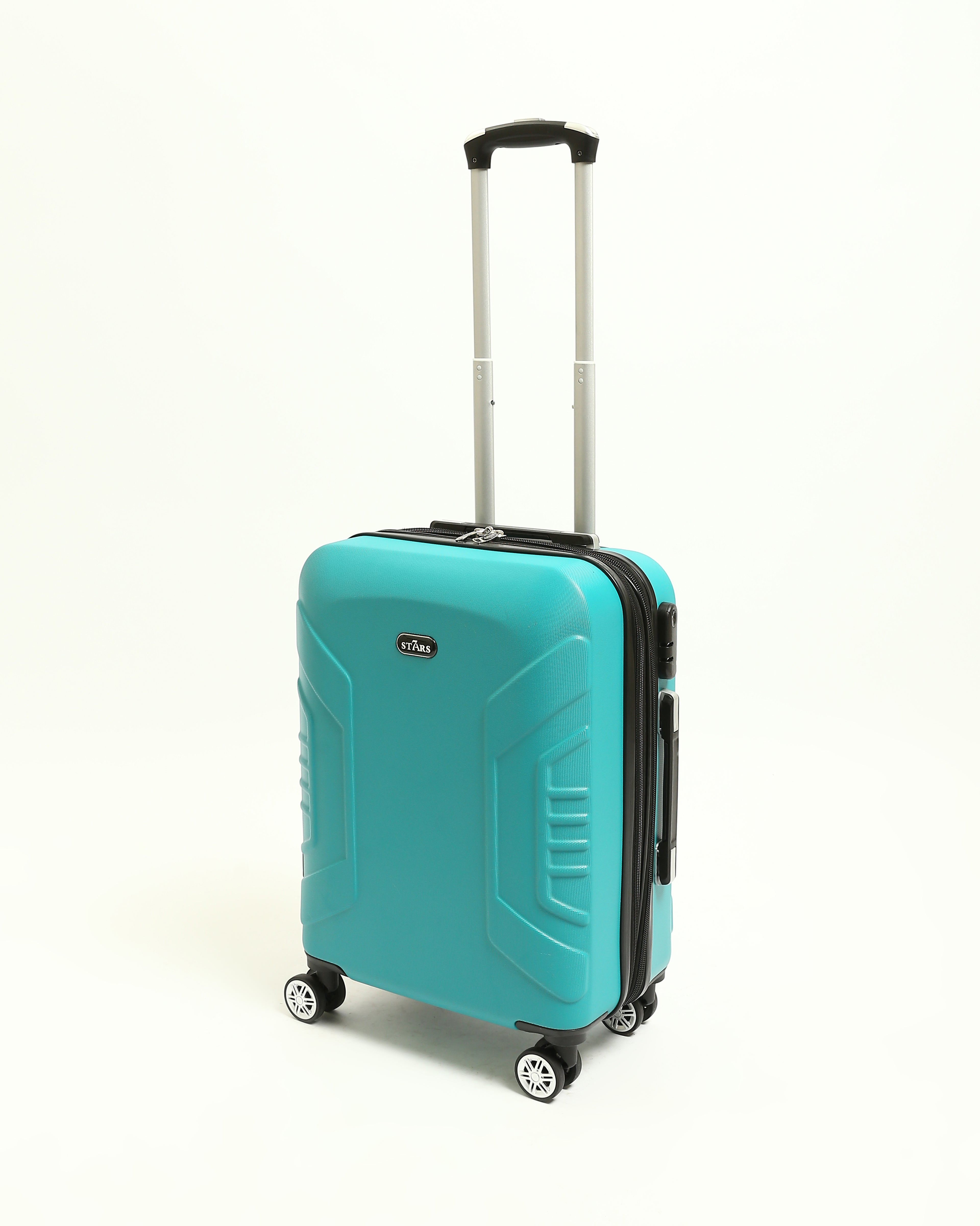 حقيبة سفر صلبة من 7Stars مصنوعة من مزيج من السيليكون والألياف - تركواز