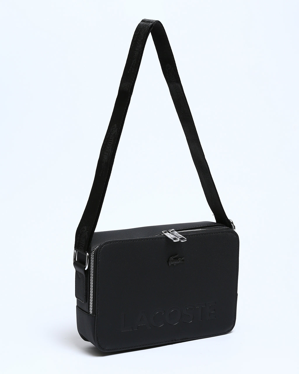حقيبة لاكوست الأساسية - اسود كلاسيك