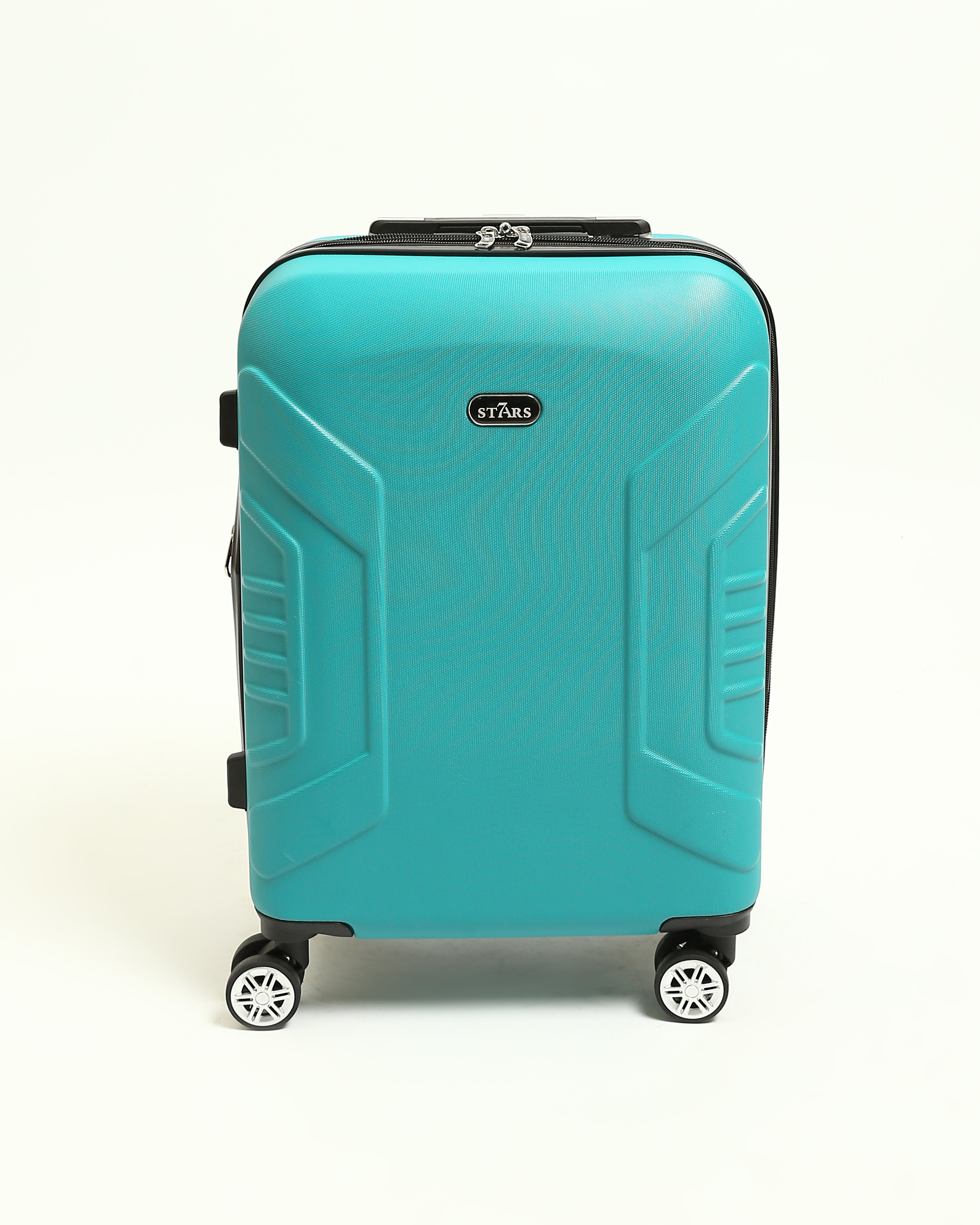 حقيبة سفر صلبة من 7Stars مصنوعة من مزيج من السيليكون والألياف - تركواز
