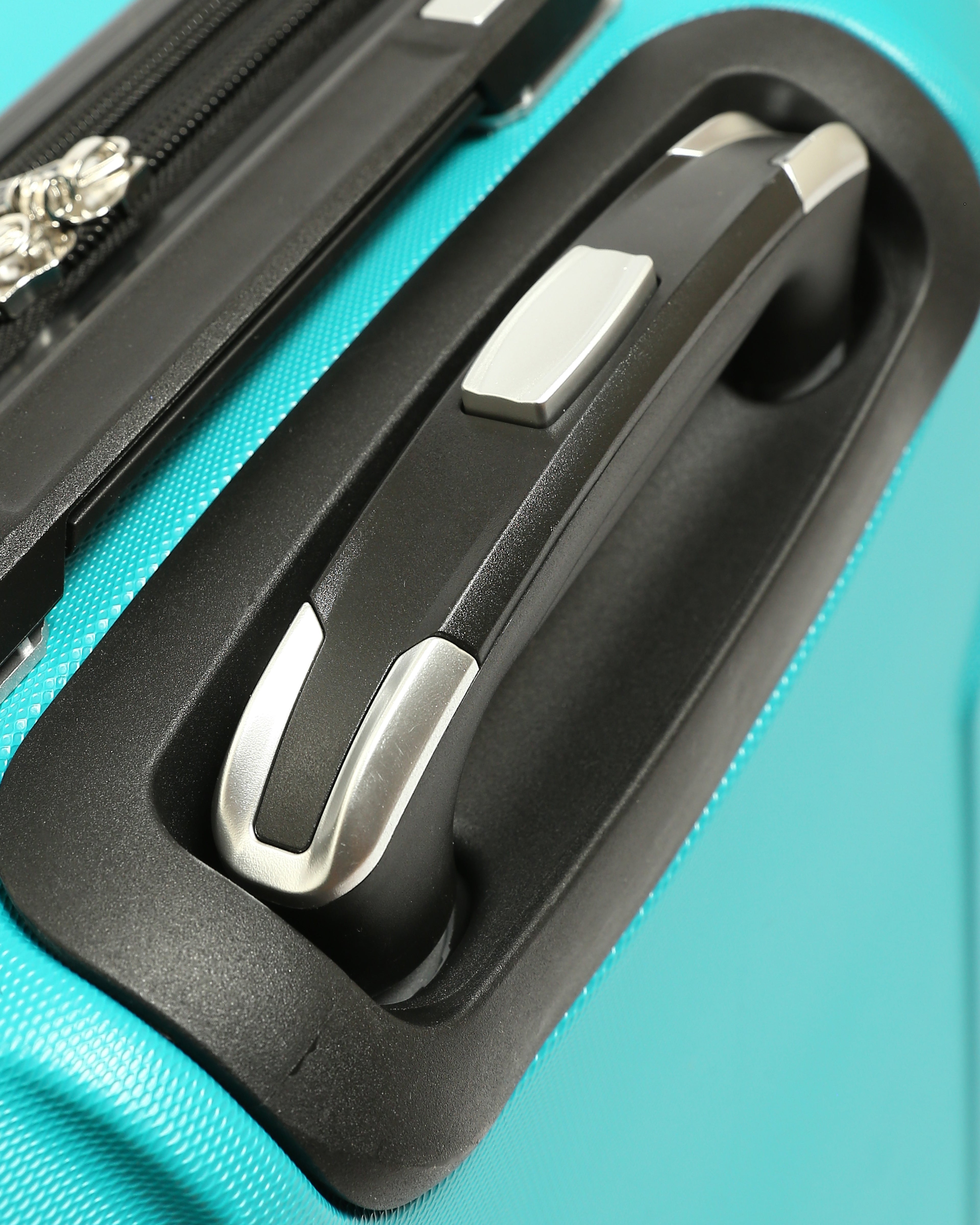 حقيبة سفر صلبة من 7Stars مصنوعة من مزيج من السيليكون والألياف - تركواز