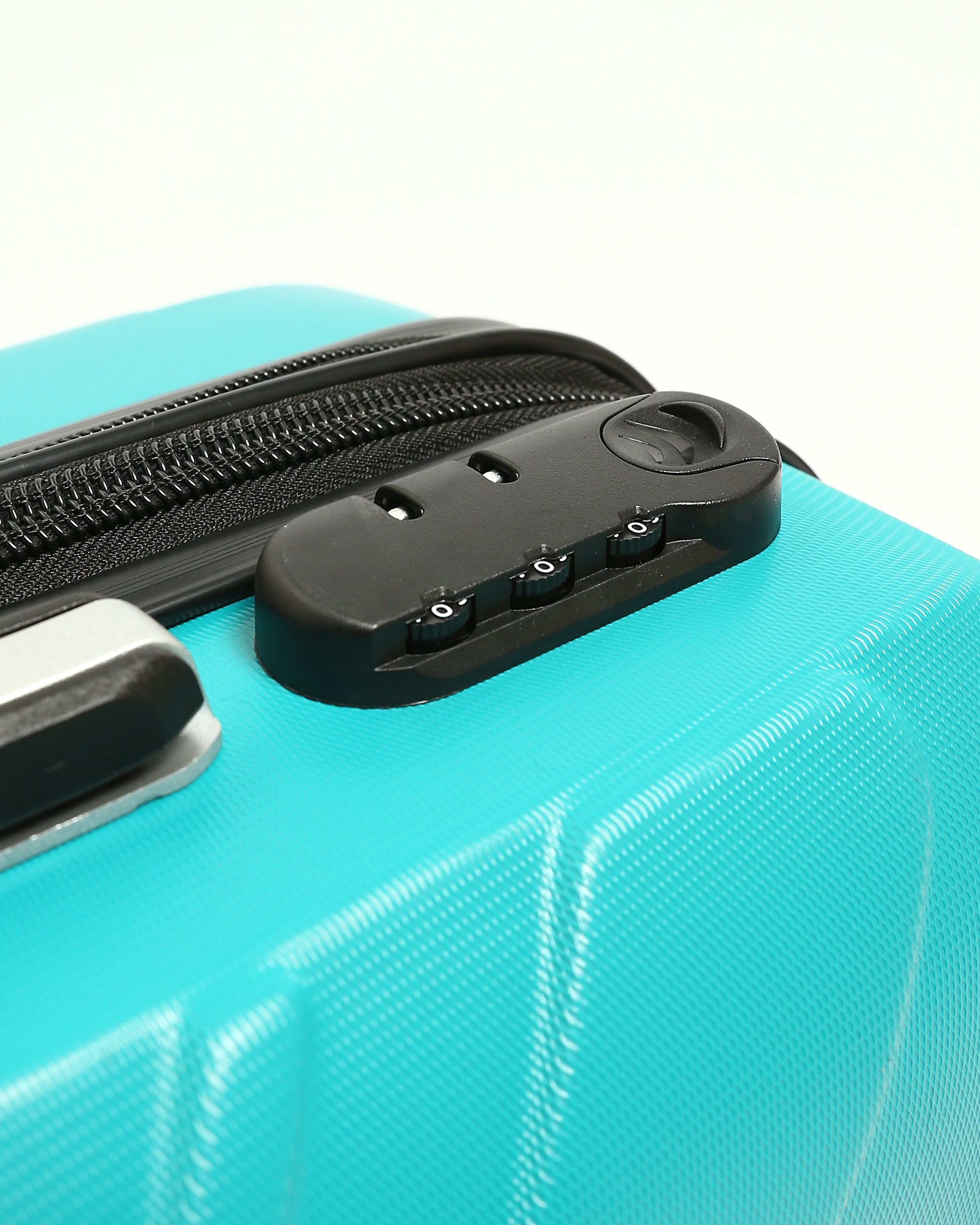 حقيبة سفر صلبة من 7Stars مصنوعة من مزيج من السيليكون والألياف - تركواز