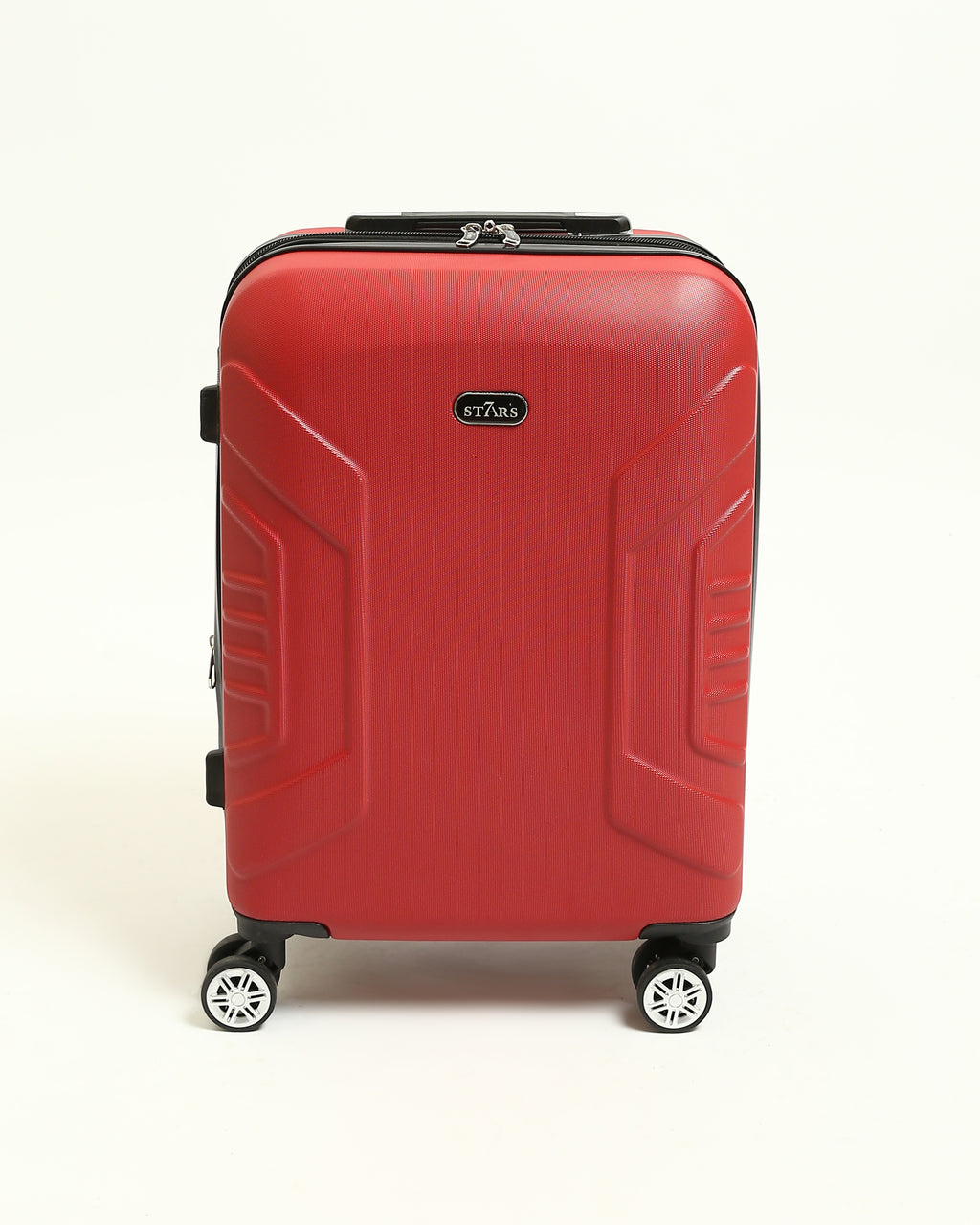 حقيبة سفر صلبة من 7Stars مصنوعة من مزيج من السيليكون والألياف - احمر