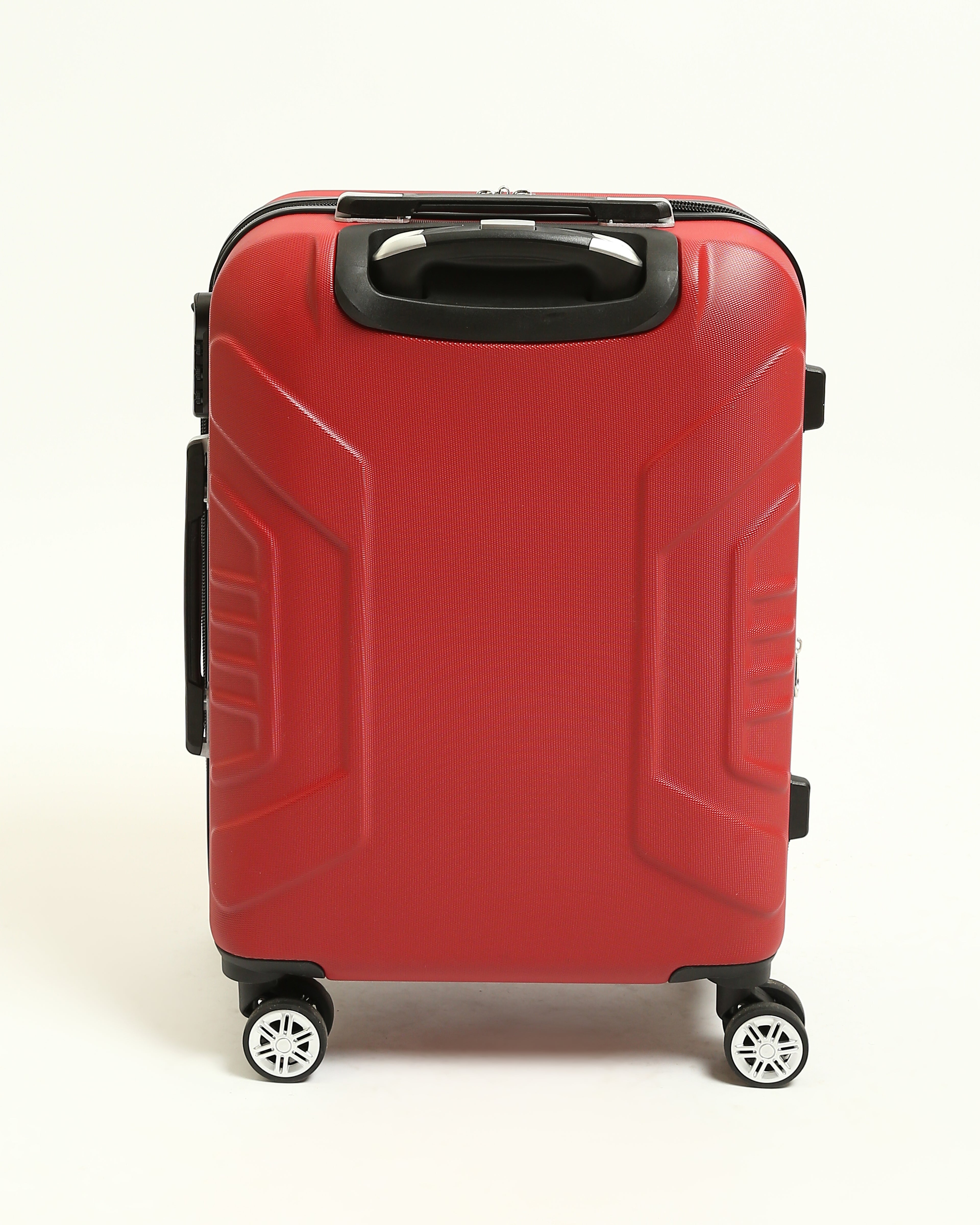 حقيبة سفر صلبة من 7Stars مصنوعة من مزيج من السيليكون والألياف - احمر