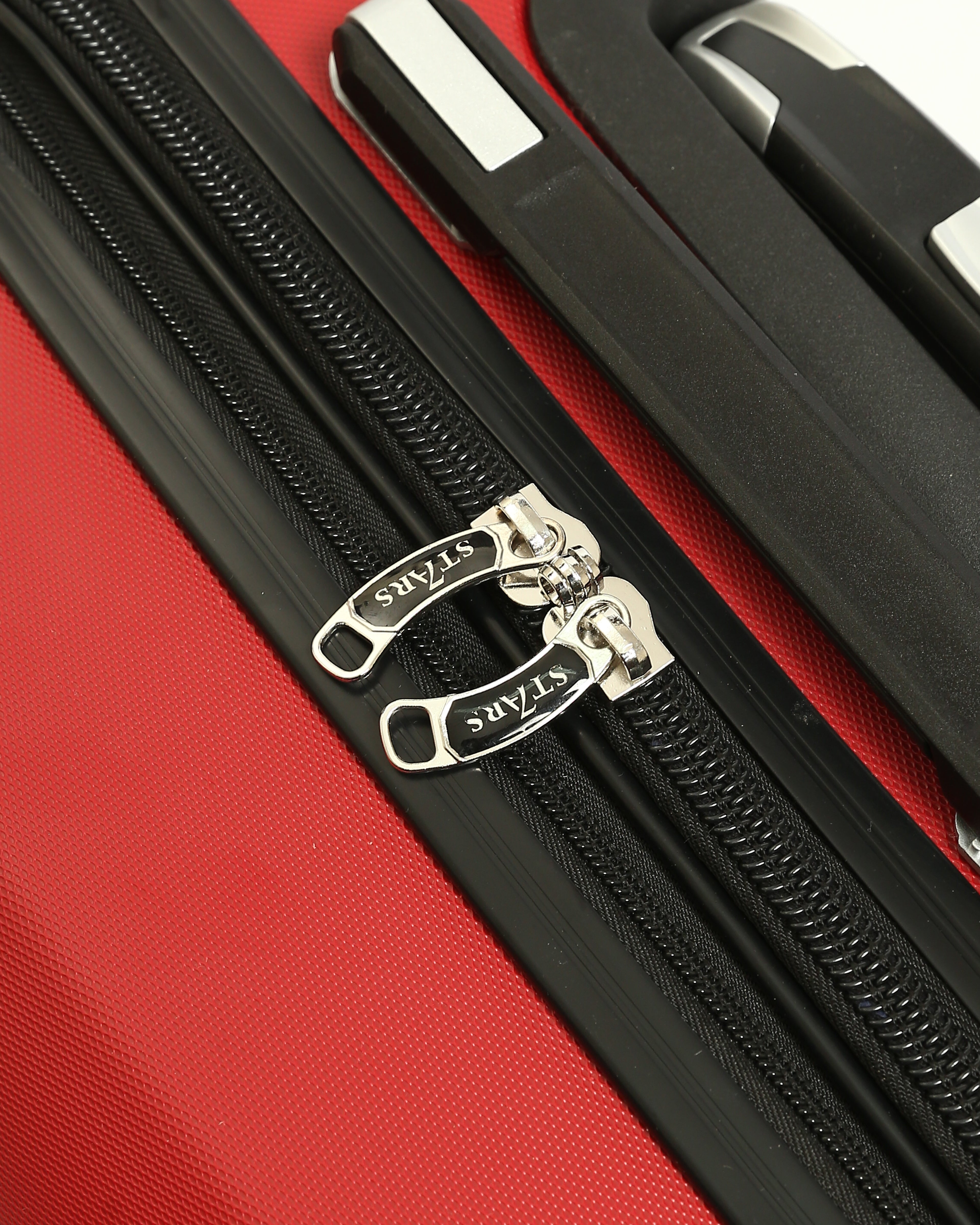 حقيبة سفر صلبة من 7Stars مصنوعة من مزيج من السيليكون والألياف - احمر