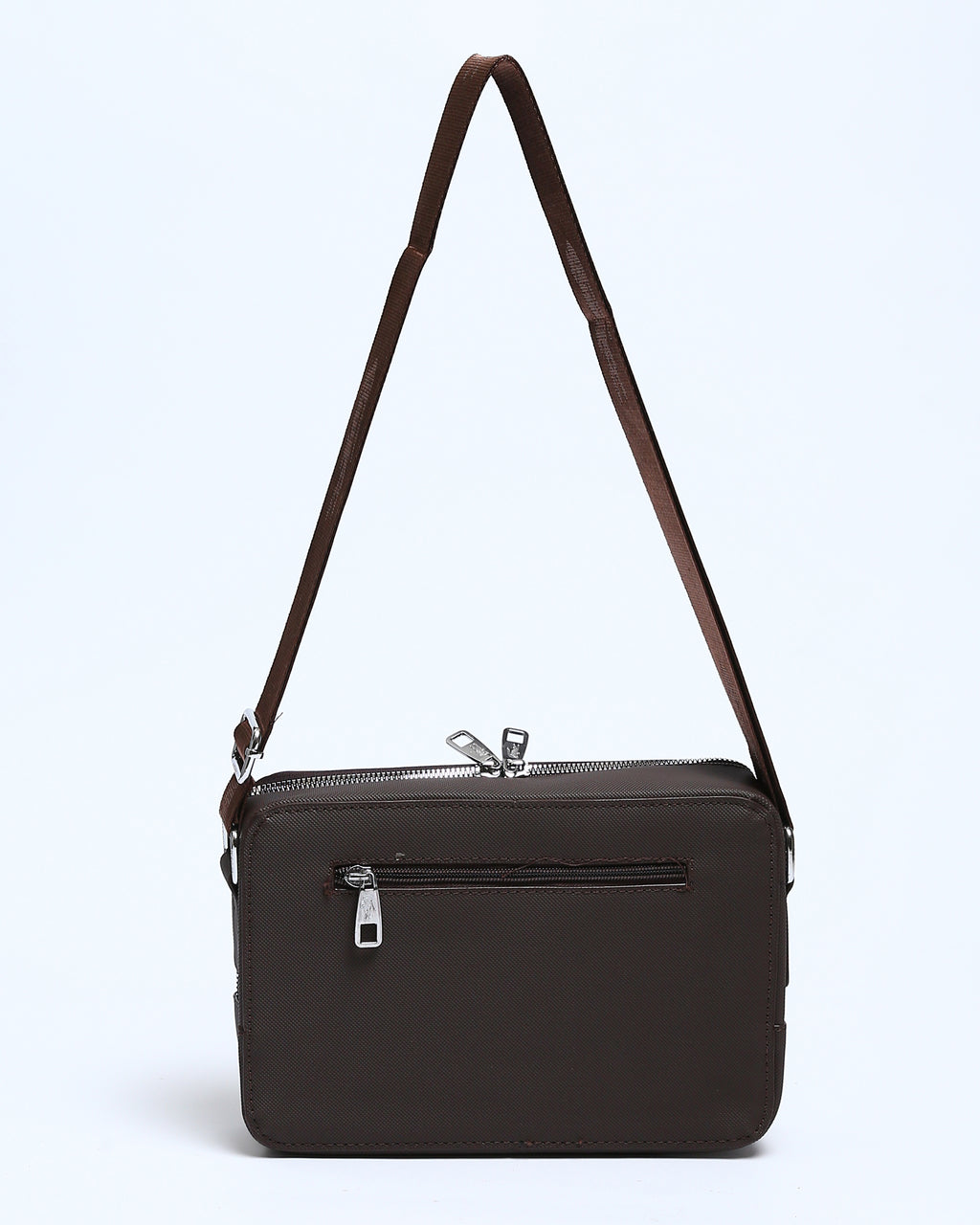 حقيبة لاكوست الأساسية - بني غامق 