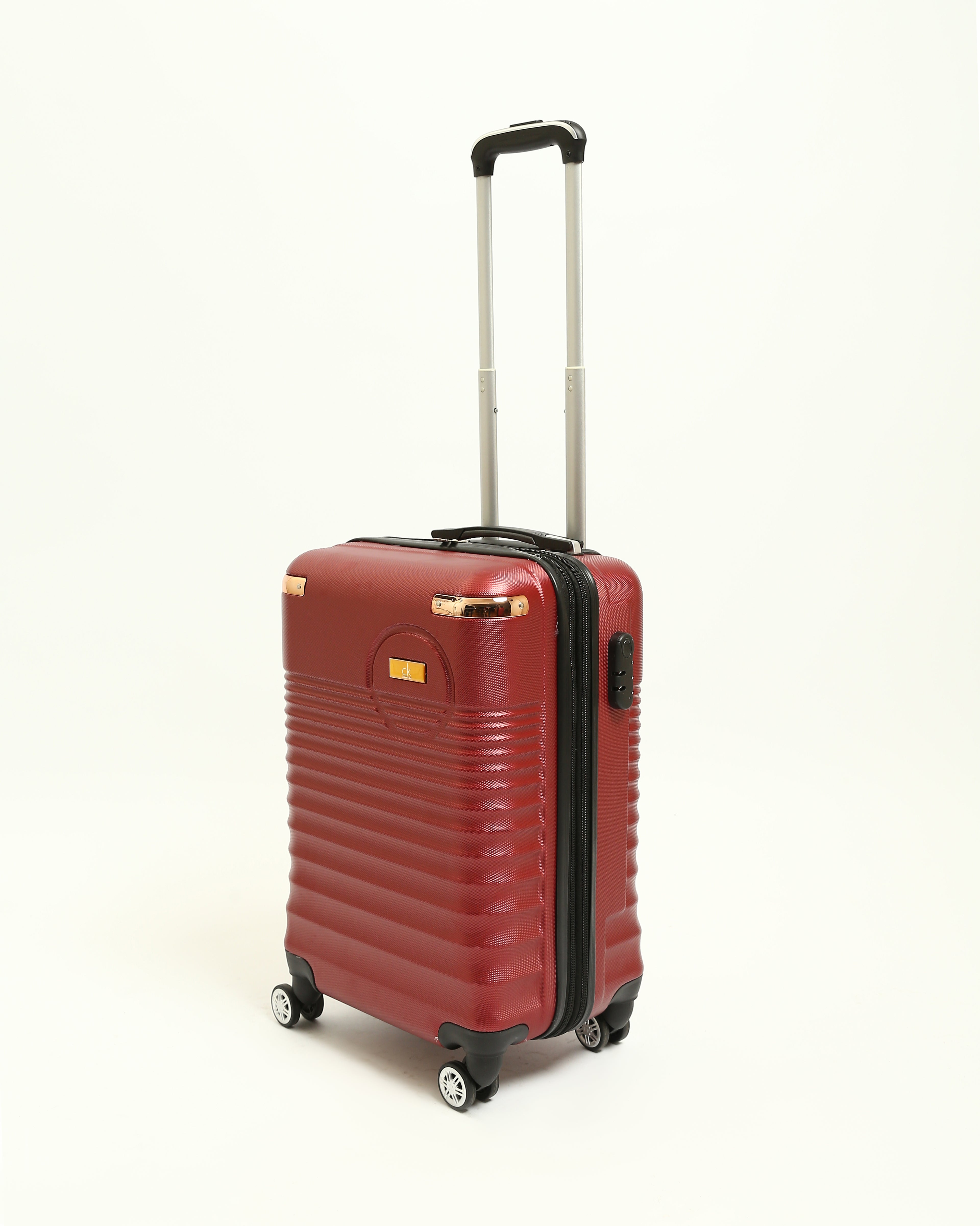 حقيبة سفر CK Premium المصنوعة من السيليكون الصلب - مارون