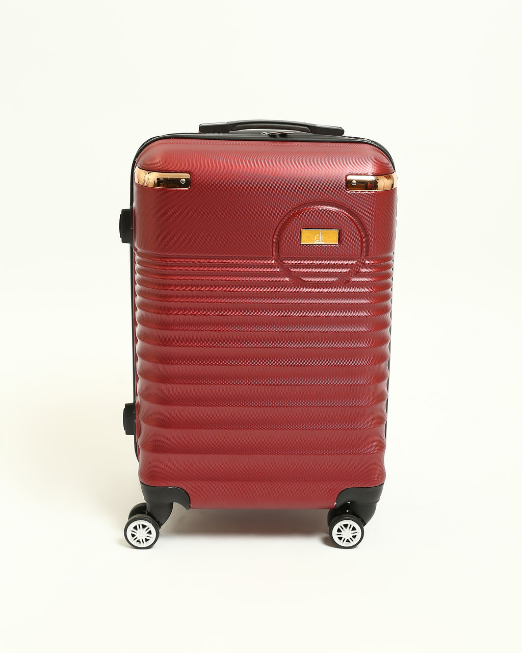 حقيبة سفر CK Premium المصنوعة من السيليكون الصلب - مارون