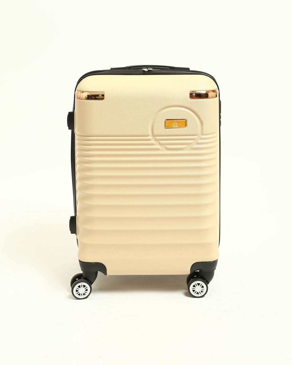 حقيبة سفر CK Premium المصنوعة من السيليكون الصلب - بيج