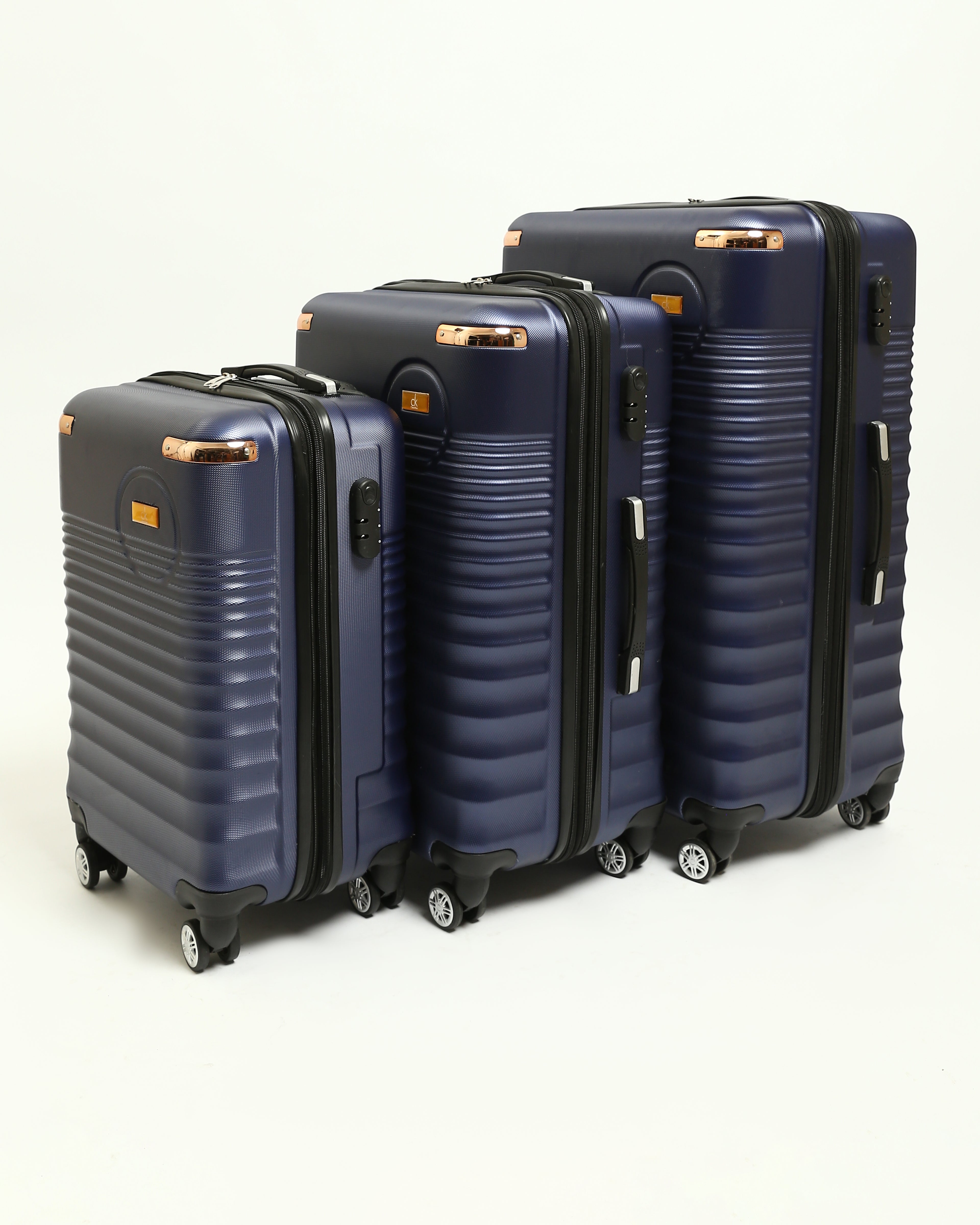 حقيبة سفر CK Premium المصنوعة من السيليكون الصلب - كحلي