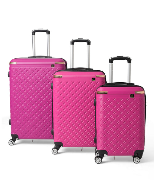 حقيبة سفر CK Premium المصنوعة من السيليكون الصلب - فوشيا